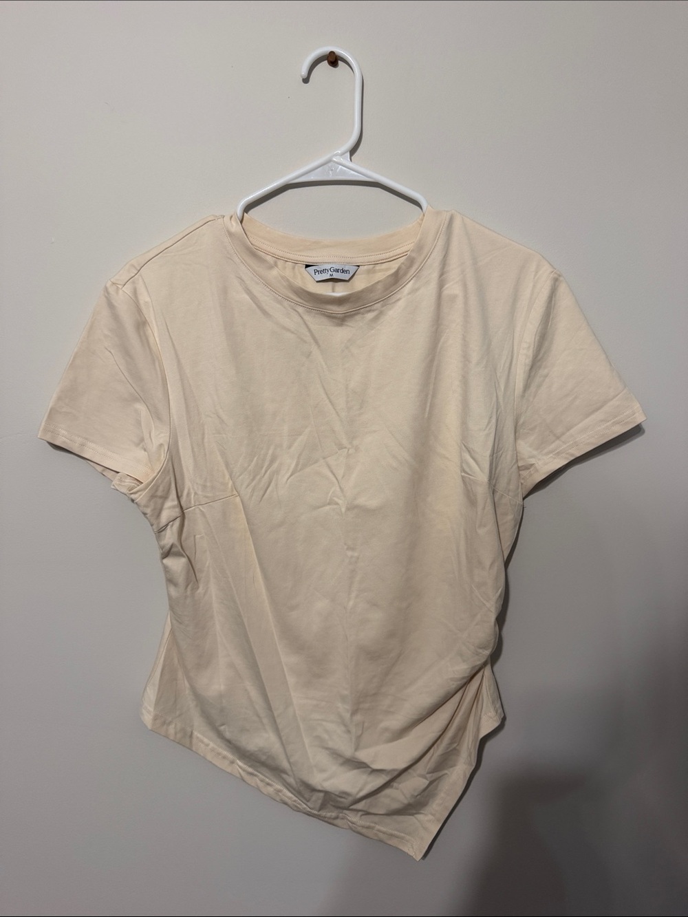 Penny Garden Cream Short-Sleeve Crewneck Tee